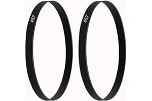 BLEIGEEH 2 PCS Vacuum Belts 562289001 Replacement Belts for Hoover Windtunnel T-Series, Fit UH70200 UH70210 UH70105 UH70120 UH71214 UH71215 UH71250 UH72600, Replace Part AH20065,12.8 x457 Flat Belts