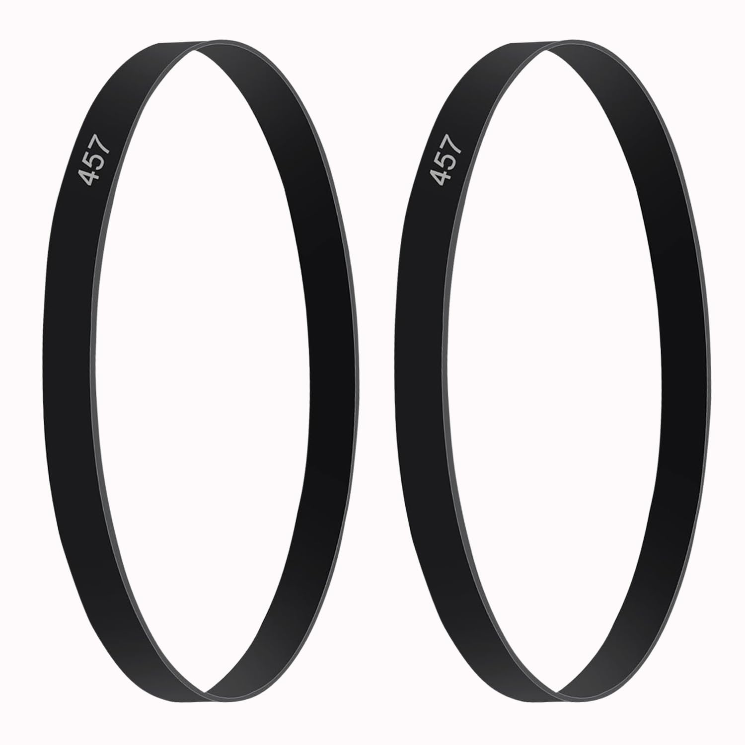 Photo 1 of 2 PCS Vacuum Belts 562289001 Replacement Belts for Hoover Windtunnel T-Series, Fit UH70200 UH70210 UH70105 UH70120 UH71214 UH71215 UH71250 UH72600, Replace Part AH20065,12.8 x457 Flat Belts