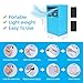 Gaduge 2018 Model 12-Function Desktop Portable Air Conditioner - Mini Personal Air Conditioner and Humidifier - Quiet Misting Cooling Fan for Nightstand, Office -Evaporative Swamp Cooler AC Unit,Blue