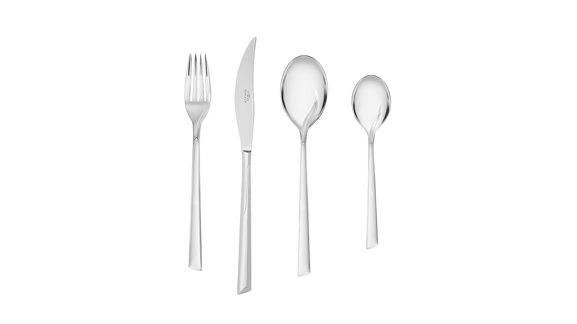 Flatware Serving Set with 24 Pieces from Gerlach Flames Box and Shine - G01-0003P-ZEST-24PU-S1S1-01