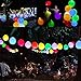 LED Light up Ballons for Party -Led Flash Ball Lamp Mixed Colors Balloon,Glow in The Dark Balloons for Party,Bridal Shower,Birthday,Wedding,Home Decoration,Inflate with Air or Helium （50pack）