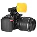 Neewer 88015585 Hot-Shoe Soft Pop-Up Flash Diffuser for Digital SLR Cameras (White, Blue, Orange)