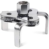 GOHAWKTEQ Universal Adjustable Oil Filter Wrench From 2-1/2 inch to 4.5 inch Oil Filter Wrench Tool Set With 3 Jaw