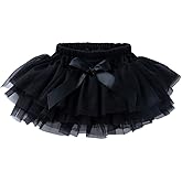 Anbaby Baby Girls Soft Tutu Skirt Toddler Ruffled Pants Diaper Cover