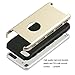 iPod Touch 6 Case, iPod Touch 5 Case,Lantier 2 in 1 2 Pieces Style Hybrid Hard Dual Layer Shockproof Cover for Apple iPod iTouch 6 / iTouch 5 6th Generation with Stylus (Gold/Black)