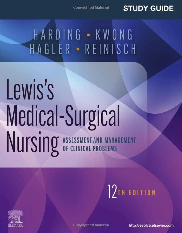 Lewis's Medical Surgical Nursing S.G.