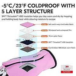 Vgo 1Pair -5℃/23°F Age 2-3 or Above Winter
