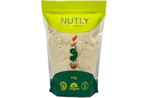 NUTLY Blanched Almond Meal, 1kg – Finely Ground Almonds, Gluten-Free, Low-Carb, High in Protein & Fiber, Ideal for Baking, Ke