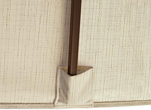 Amazon Com Adriatic 6 5 Ft X 10 Ft Rectangular Market Umbrella In Champagne Olefin Patio Umbrellas Garden Outdoor