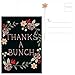 Note Card Cafe Thank You Postcard | 60 Pack | Thank You Potpourri | 4.25 x 6 in Standard Size Mail USPS Stamp | Assorted Set for Wedding, Baby, Bridal Shower, Birthday