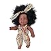 TUSALMO 10 INCH Black Baby Doll Toy with Accessories-African American Baby Dolls in Gift Box-Ideal Holiday,Christmas (12inch-YD-30H)