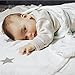 Amazing Muslin Baby Swaddle Blankets - SAFE & Extra SOFT with Hypoallergenic Qualities | Nursery for Newborn Boys And Girls | 100% Organic Cotton | Nursing Receiving Unisex White Gray Swaddles