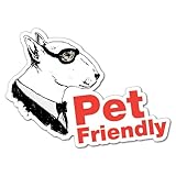 Pet Friendly Sign Shop Cafe Sticker Decal Shopfront Trading