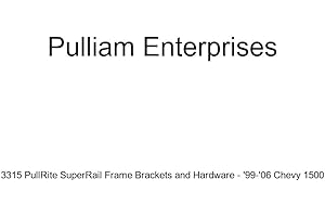 Pulliam Enterprises 3315 PullRite SuperRail Frame Brackets and Hardware - '99-'06 Chevy 1500
