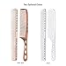 2Pcs Salon Hair Comb with Scale Professional Barber Hairdressing Steel Comb Metal Hair Cutting Comb (Rose gold)