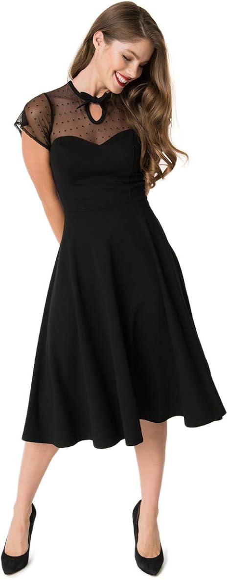 vintage black dress amazon