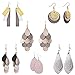 AOUXSEEM Vivid Shiny Faux Leather Sheets for Earrings Bows Jewelry Making, PU Pearlescent Gloss Fabric Bundle Cotton Back, 8.2 x 11.8 inch(21 x 30cm) (10 pcs, Assorted)