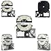 Replace Label Tape for Epson LK3WBN LC3WBN9(SS9KW), Label Tape Cartridge Compatible for Epson LabelWorks LW300 LW400 LW500 LW600P LW700 Black on White 3/8 Inch X 26.2 Feet(9mm x 8M),5 Pack