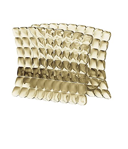 Guzzini Tiffany Collection Table Napkin Holder, 6-Inches by 3-Inches by 4-1/4-Inches, Sand