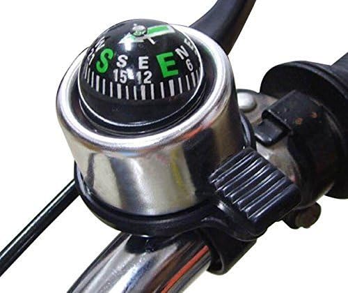 KAIFANG Metal Bike MTB Cycling Horn Loud Handlebar Bell Ring Navigator Bicycle Bell & Compass