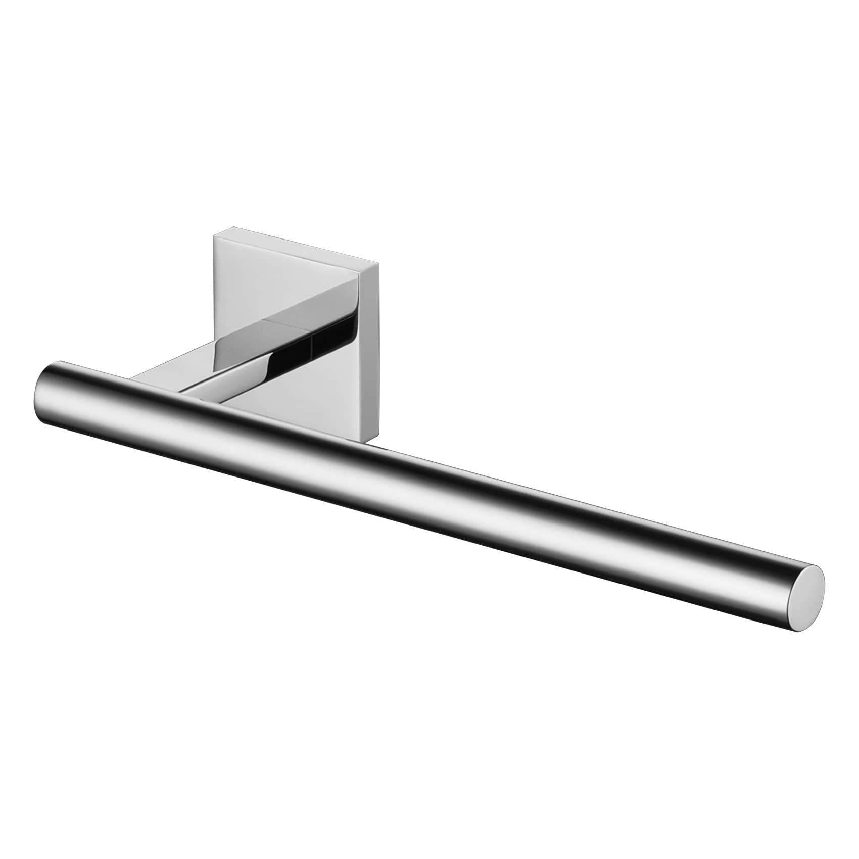 KOKOSIRI Hand Towel Bar Chrome Bathroom Towel Rail Holder Kitchen Paper Holder Wall Mounted Toilet Cabinet Mount, Polished Stainless Steel B3008CH