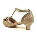 Nova Utopia Girls Low Medium Heel Dress Sandal Flower Girl Shoes,NF Utopia Girl NFGFH58H Gold 13