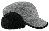 N'Ice Caps Boys Knitted Poly Brim Hat With Plush Fleece Lining