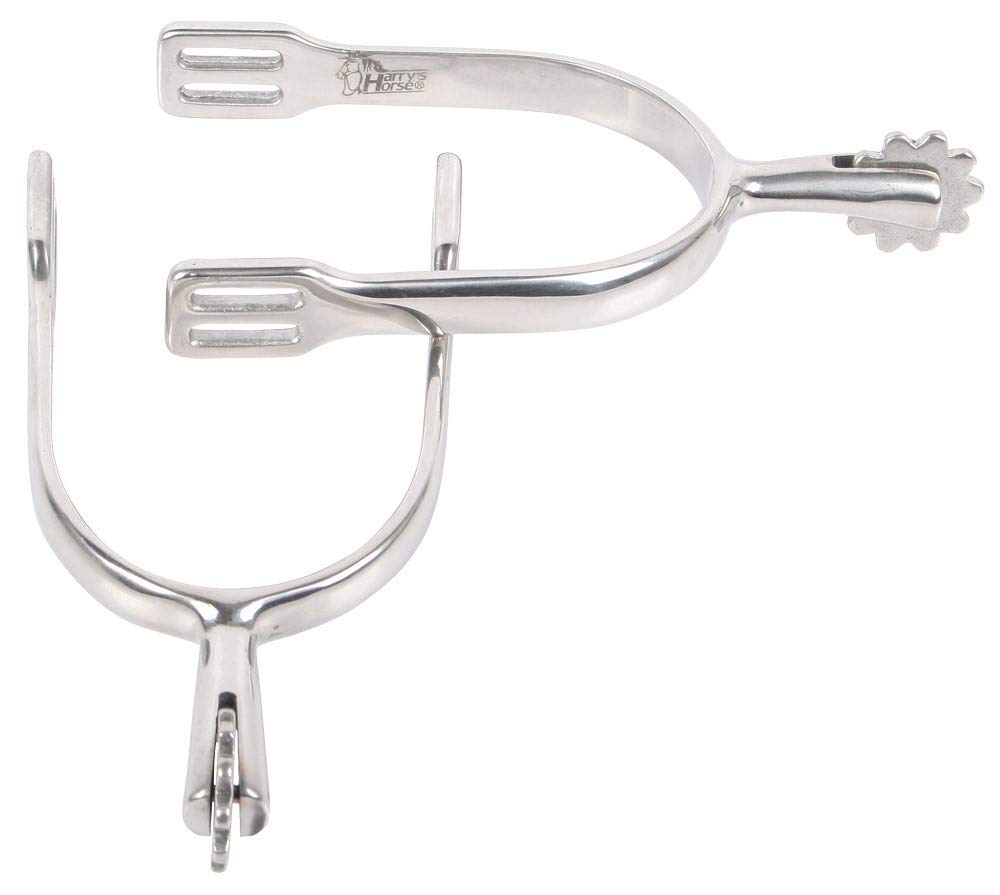 Harry's Horse Women's Radsporen Schultheiss Stainless Steel, 43201997, Womens, Radsporen, Edelstahl, Schultheiss - D30, grey