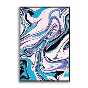Framed Canvas Wall Art Clouds and Colors Canvas Prints Home Artwork Decoration for Living Room,Bedroom - 16x24 inches