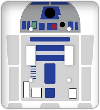 star wars double light switch cover