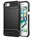 Encased Belt Case for iPhone SE 3rd Gen (2020, 2022) Protective Phone Case with Holster Clip (Also fits iPhone 7/8) - Black
