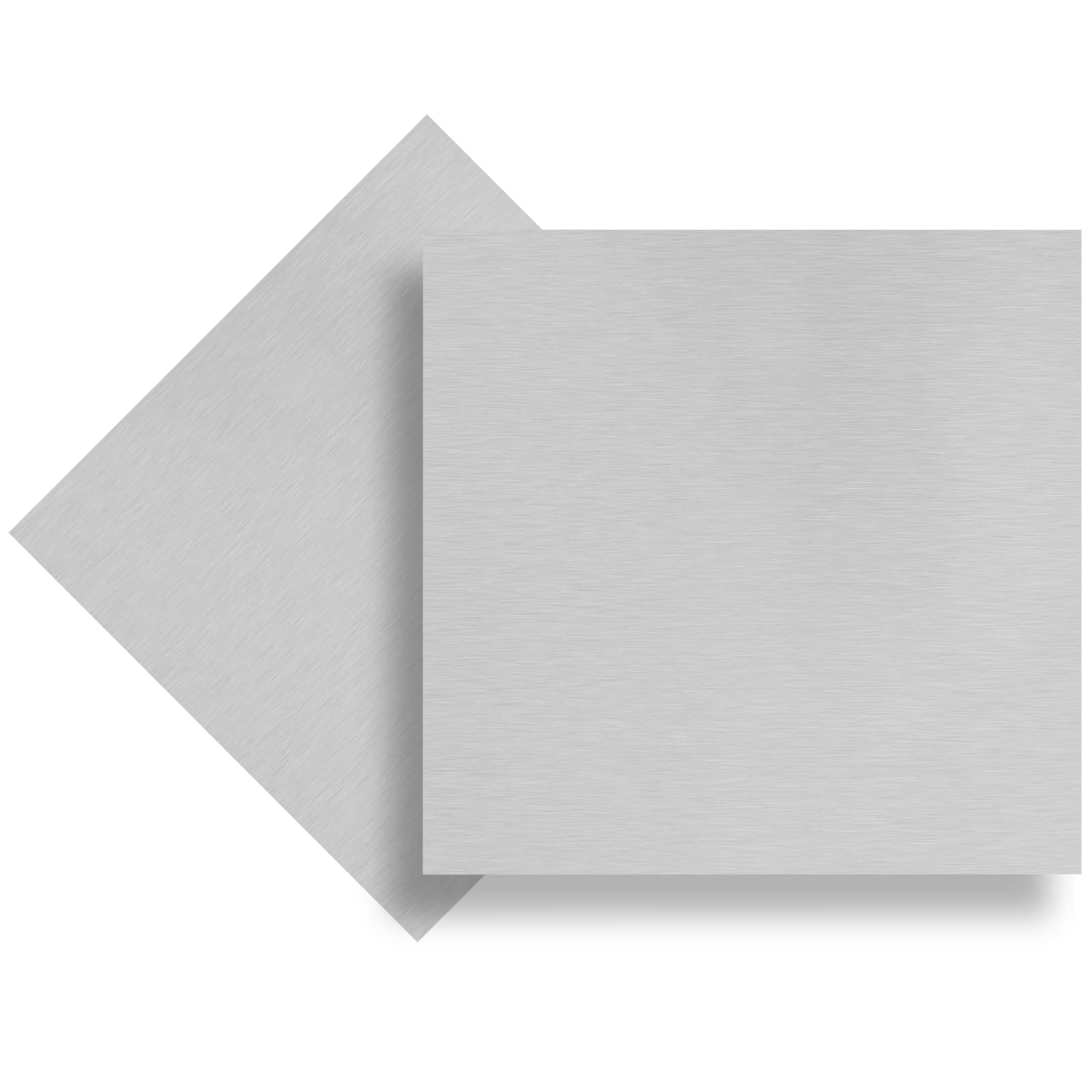 Photo 1 of 2Pack 6061 T651 Aluminum Sheet Metal 6 x 6 x 1/4 Inch Flat Plain Aluminum Plate Covered with Protective Film, Heat Treatable Rectangle 6MM Aluminum Metal Plate for Industrial, Crafting, DIY