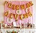 Friendsgiving Banner Balloon 16inch and Give Thanks Burlap Garland Bunting Banner 70 * 6.9inch