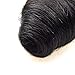 Black Color Loose Wave 8 Inches Human Hair 4 Bundles 50g/Bundles Natural Black Color 100% Unprocessed Brazilian Short Human Hair Bundles For Bob HairStyles Double Drown Weft(8 Inches,Black)