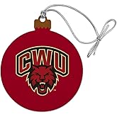 GRAPHICS & MORE Central Washington University Primary Logo Wood Christmas Tree Holiday Ornament