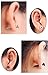 yueton 3 Pair Men Unisex Stainless Steel Piercing Cross Screws Ear Stud Earrings