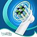 Oral-B Electric Toothbrush Crossaction & Sensitive Replacement Heads Generic - 8-Pack | Gentle-Action and Normal Tooth Brush Heads With Dupont Bristles | Sensitive Gums and Teeth Oral b Pro 1000
