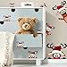 TOARTi Christmas Reindeer Wall Decal,Lovely Christmas Wall Sticker for Kids Room Decoration,Adorable Window Cling Decal,Christmas Home Decals (9 pcs)