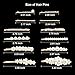 24 Pack Pearls Hair Pins for Women Girls Teens, Artificial Pearl Hair Clips Bobby Pins Alloy Hair Barrette Accessories for Wedding Bridal, Birthday, Party, Daily Headwear