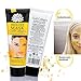 Hisight 24k Gold Collagen Mask Anti Aging Whitening Wrinkle Lifting Peel Off Masks Blackhead Remover Facial Mask mud Wrinkle Skin Care Face Lifting Firming Moisturize + Mask Brush (120g)