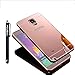 Note 4 Case, Galaxy Note 4 Case, TabPow [Electroplating Series] Luxury Slim Hard Back Case Cover Bumper [Mirror Case] for Samsung Galaxy Note 4 IV, Rose Gold