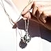 Essential Oil Diffuser, Aromatherapy Necklace: The Blossom Pendant Kit w 10 Black Essential Oil Lava Beads | 28