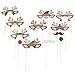 Santa's Reindeer Photo Stick Props for Christmas - Apparel Accessories - Costume Accessories - Costume Props - Christmas - 12 Pieces
