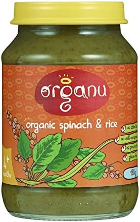 Organu Organic Spinach &amp; Rice 190g (Pack of 3)