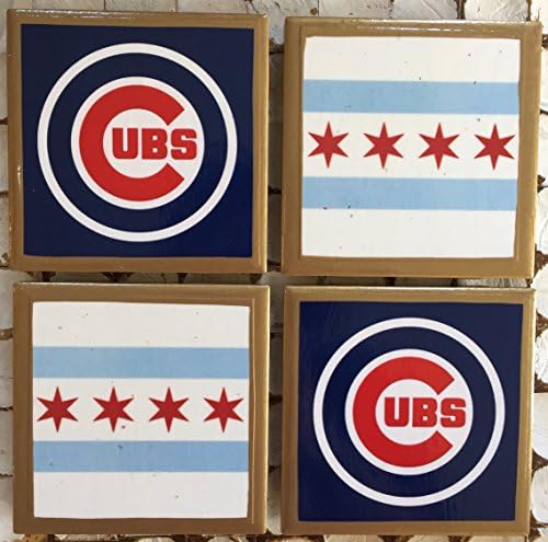 Coasters! I LOVE Chicago coasters with gold trim!