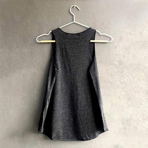Toponly Sleeveless Shirts for Women Workout Woods Print Loose Tank Soft Comfortable Tops