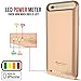 Alpatronix iPhone 6S/6 Battery Case, MFi Certified Slim Protective Extended Charging Case with Built-in Polymer Battery Compatible with iPhone 6S & iPhone 6 (4.7 inch) BX140 - Gold