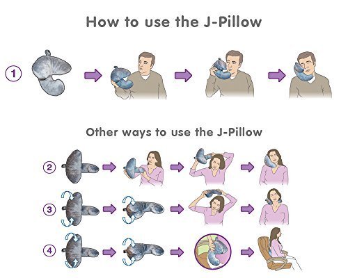 J Pillow Travel Pillow Head Chin And Neck Support British