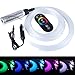 Car use DC12V 6W RGB LED plastic Fiber Optic Star Ceiling Kit Light 150pcs 0.03in 6.5ft +Touch Remote optical fiber Lights Engine