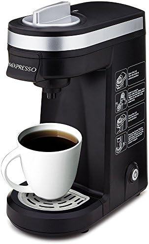 Mixpresso Original Design Single Serve One Cup Coffee Maker K Cup Compatible Travel Brewer
